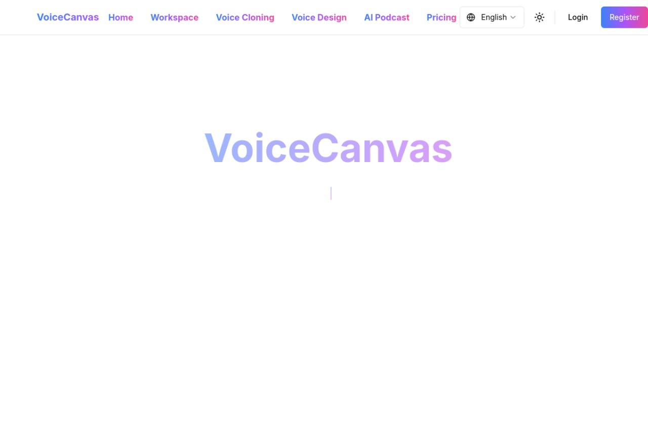 VoiceCanvas官网截图