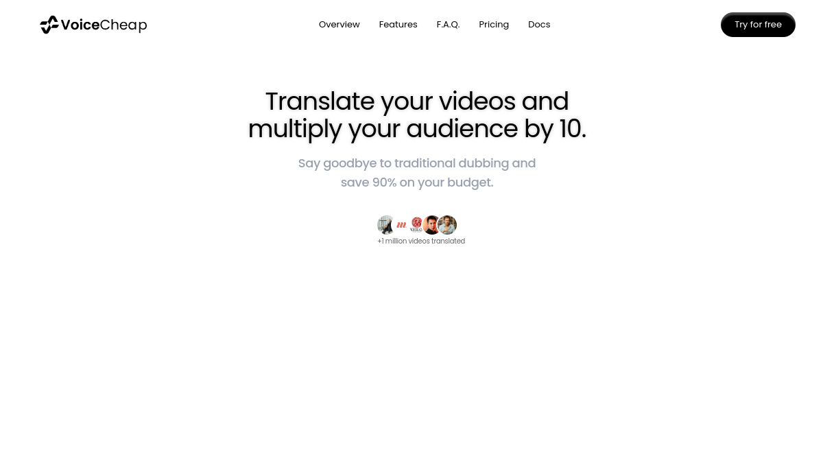 VoiceCheap官网截图