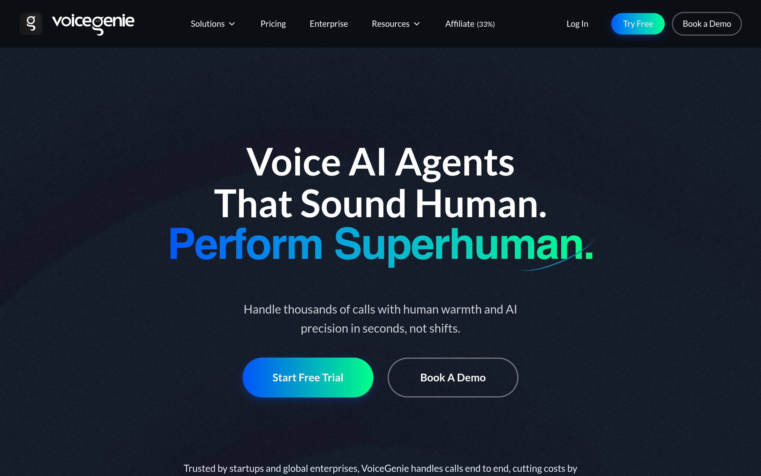 VoiceGenie官网截图