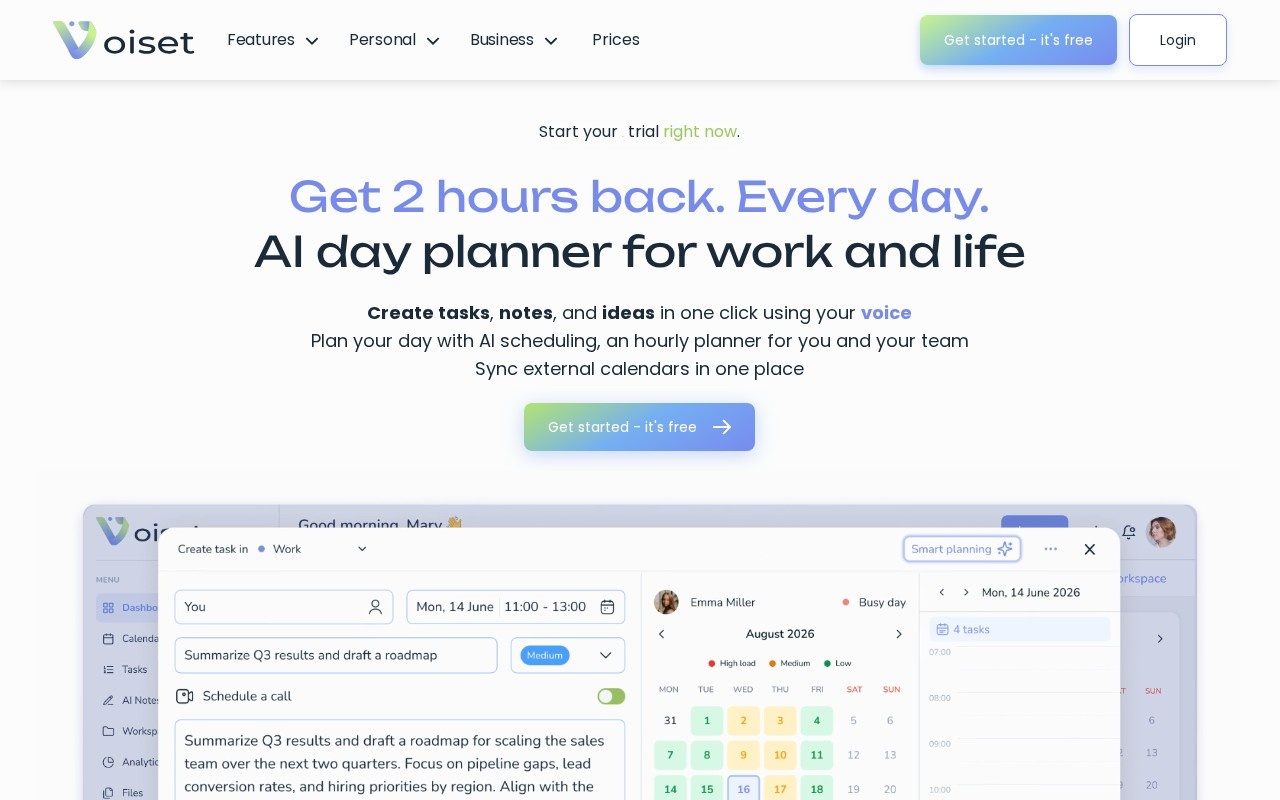 Voiset官网截图