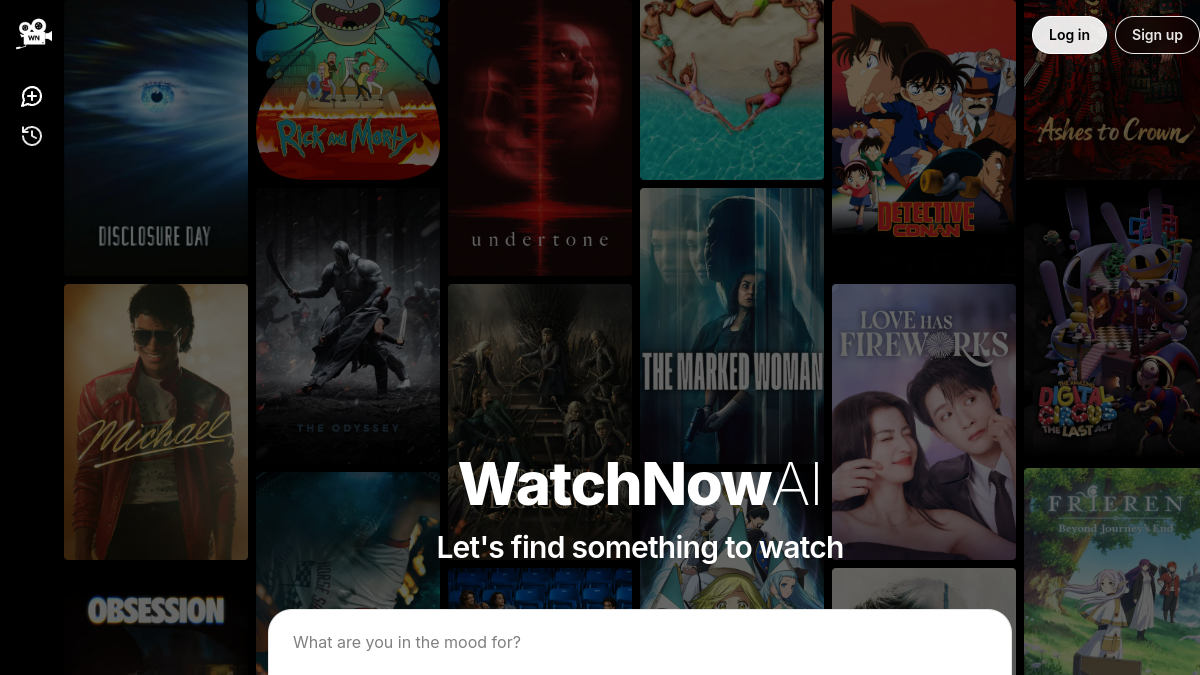 WatchNow AI官网截图