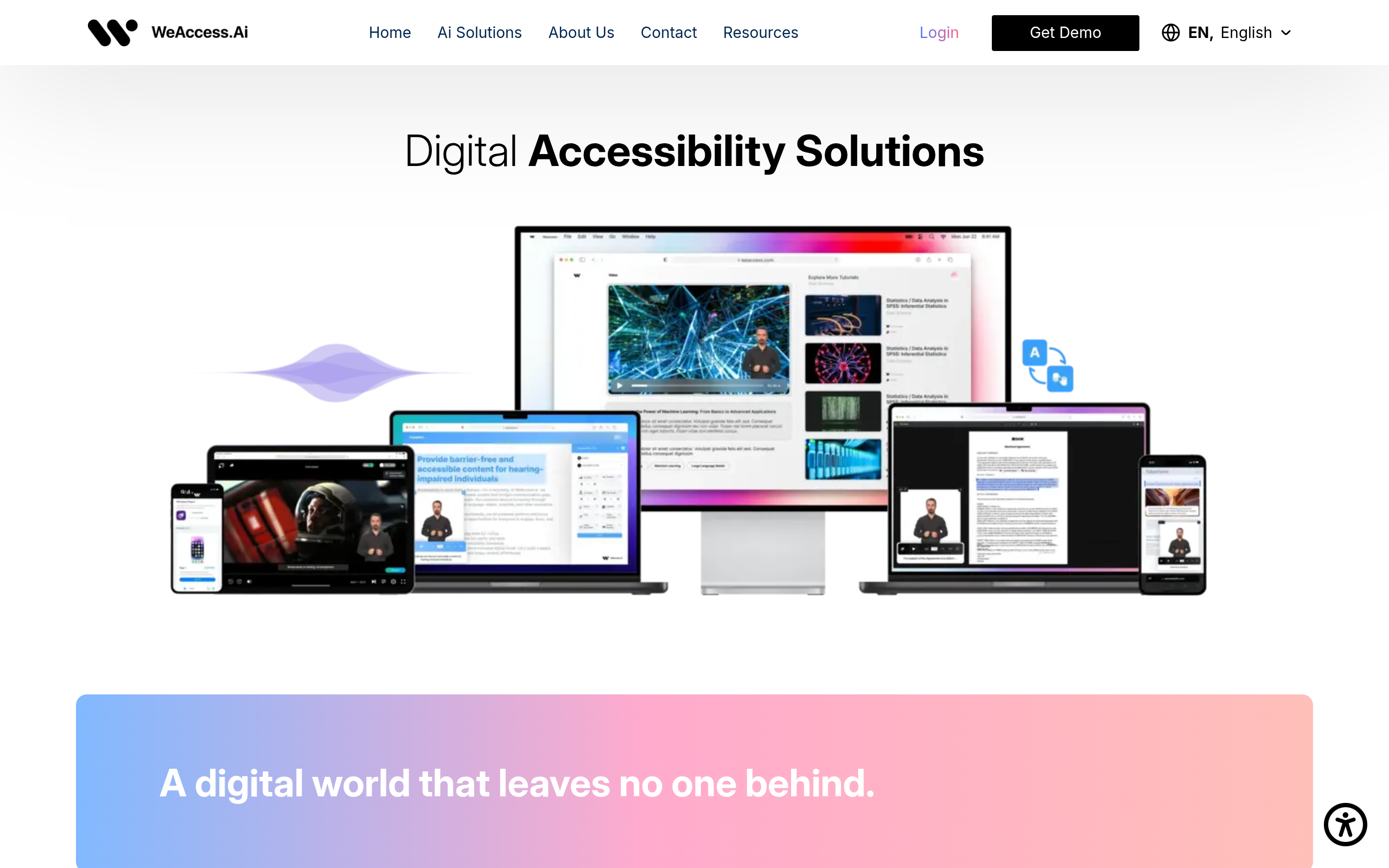 WeAccess.Ai官网截图