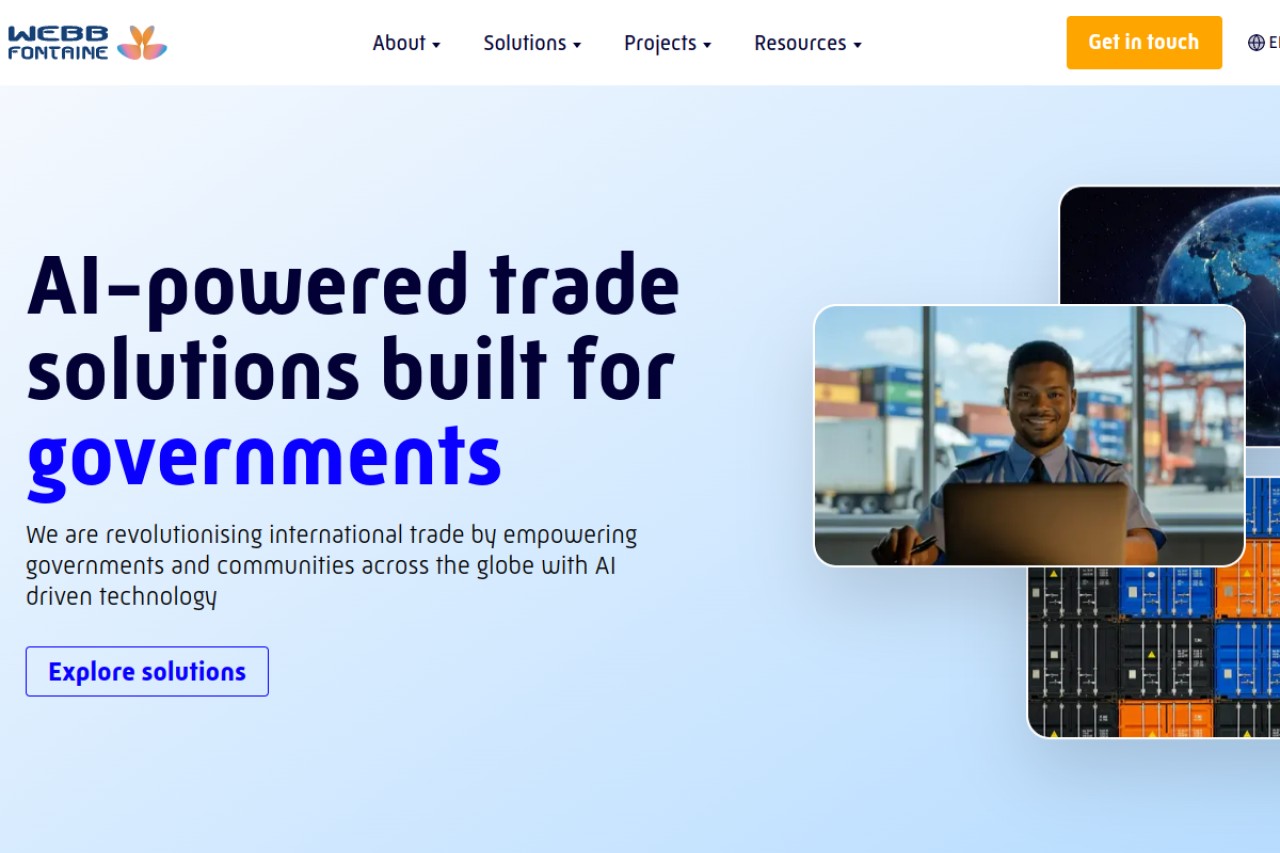 Webb Fontaine官网截图