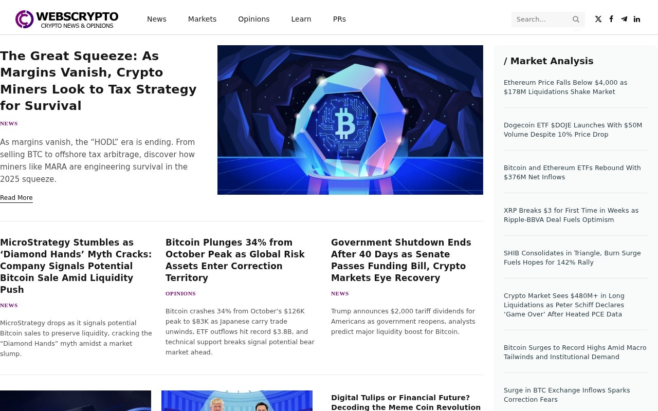 WebsCrypto官网截图