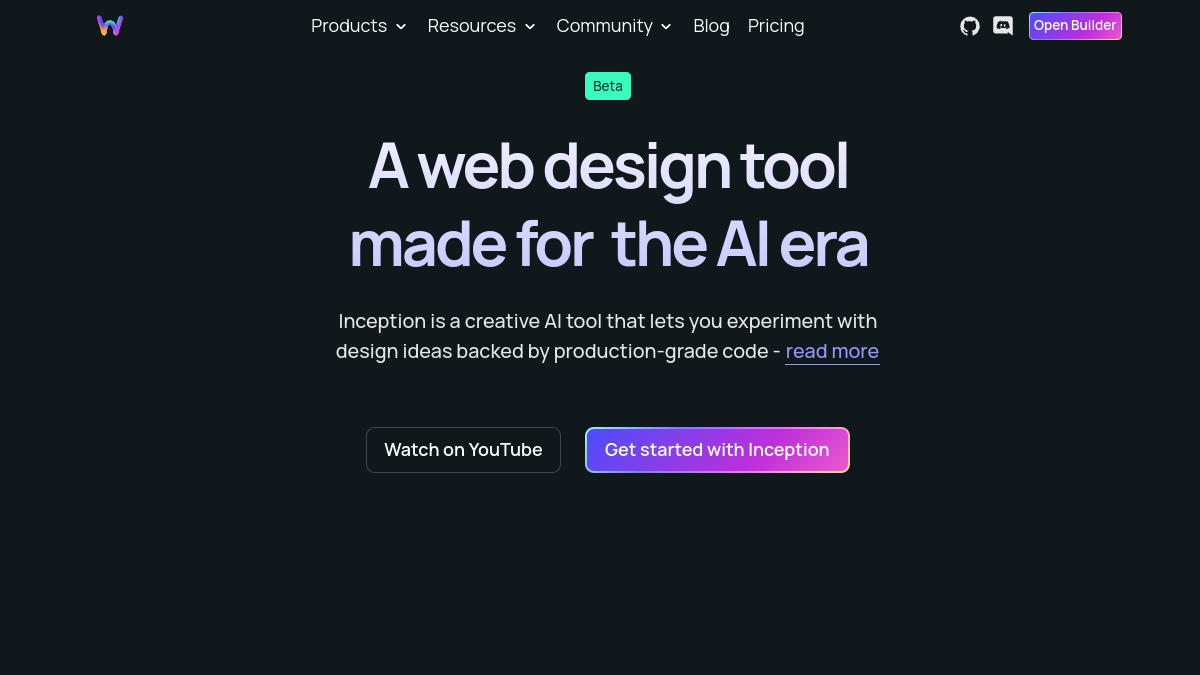 Webstudio AI官网截图
