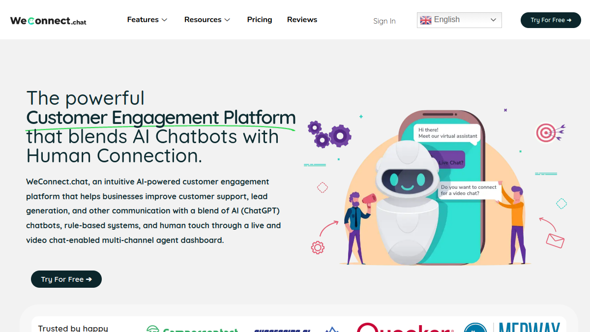 WeConnect.chat官网截图