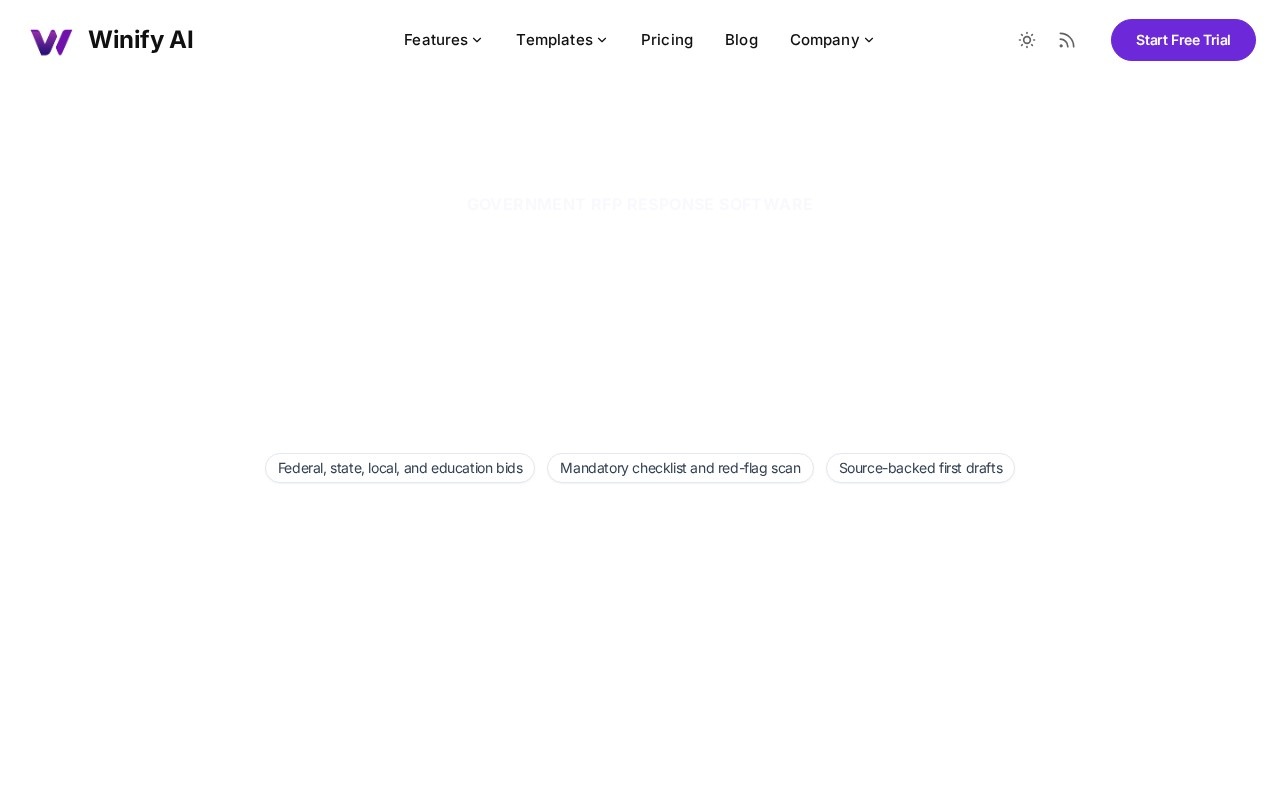 Winify AI官网截图