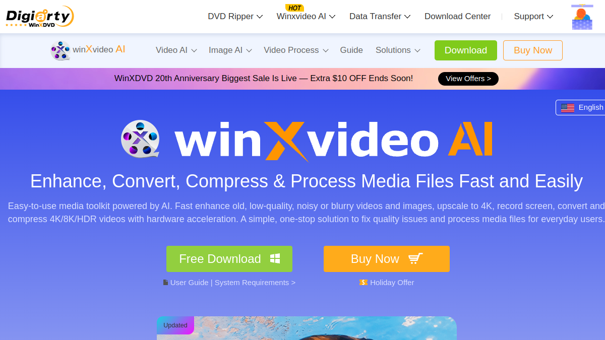 Winxvideo AI官网截图