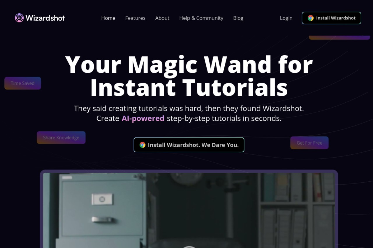 Wizardshot官网截图