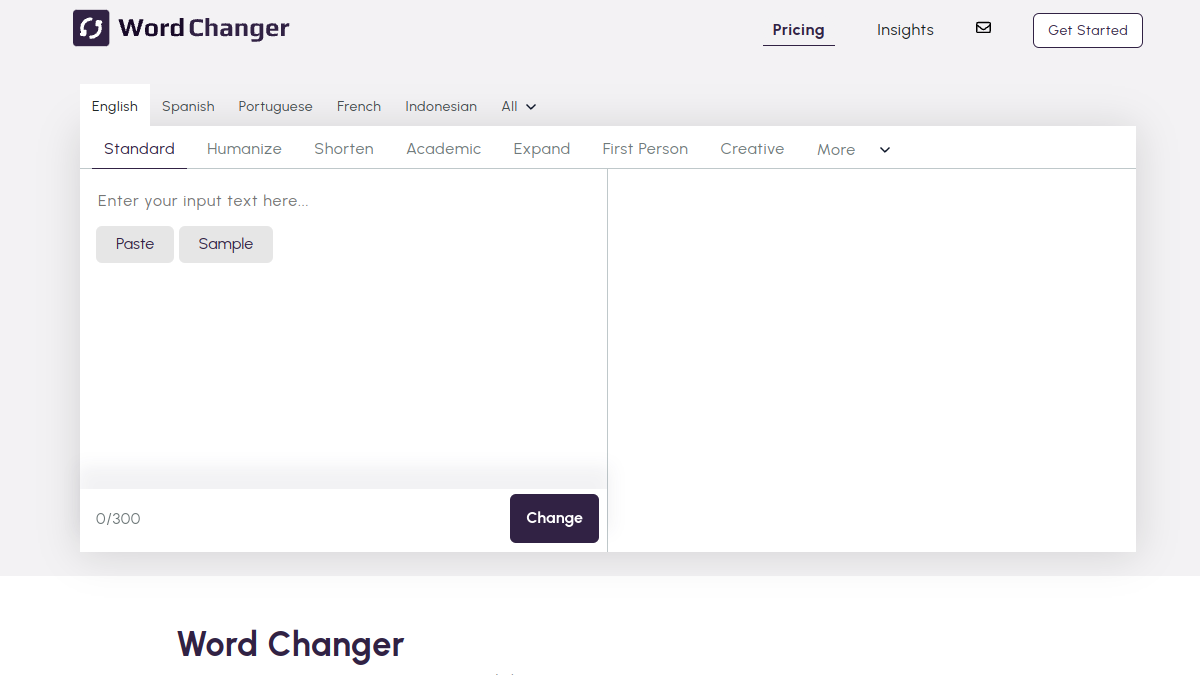 Word Changer官网截图