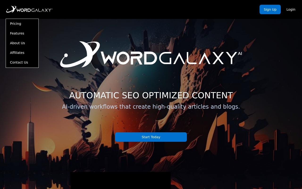 Wordgalaxy官网截图