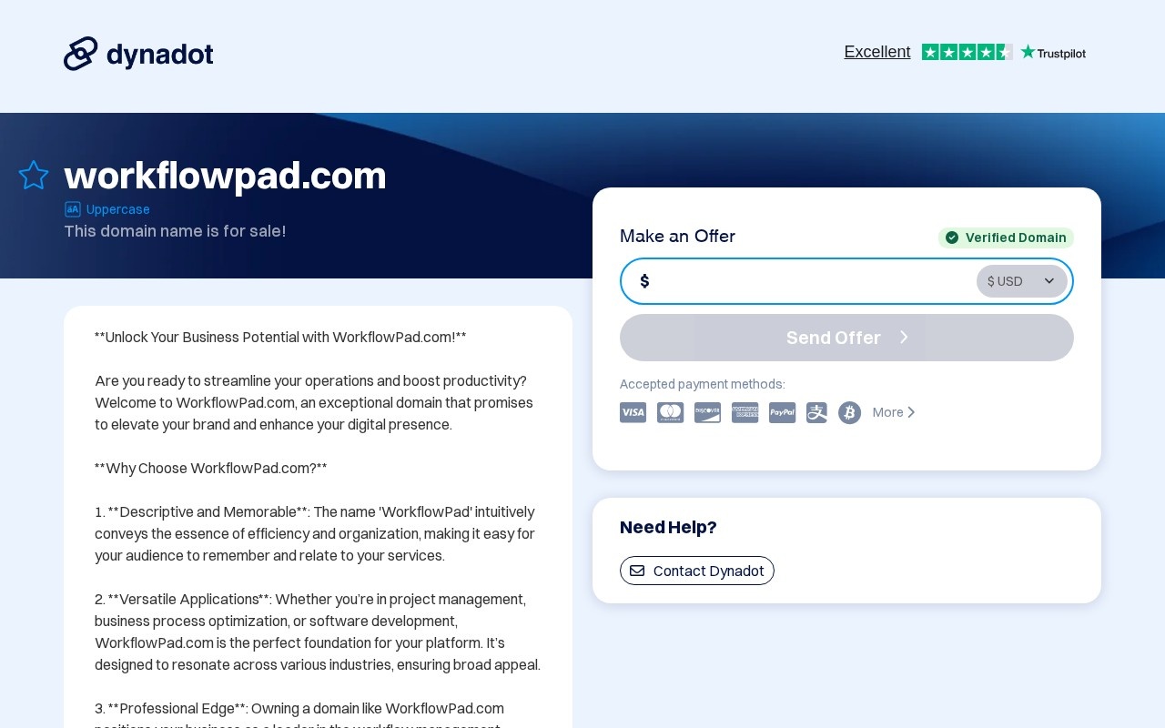 WorkflowPad官网截图