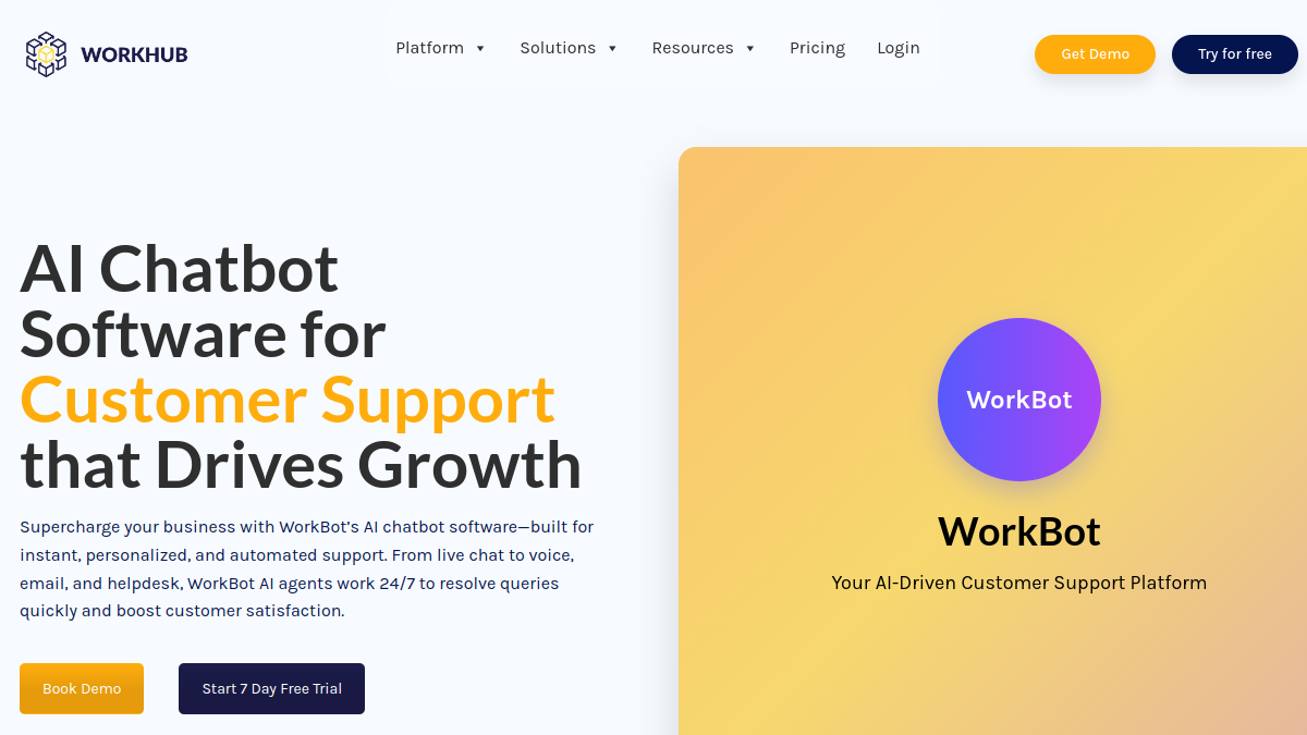 WorkHub官网截图
