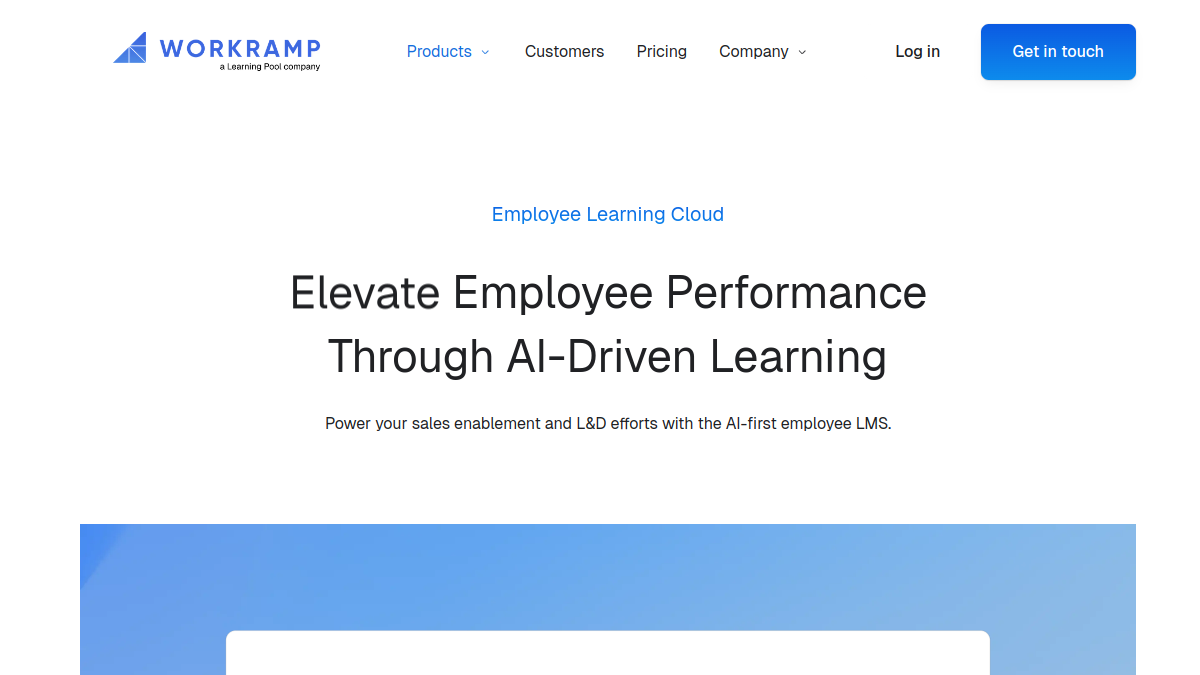 WorkRamp官网截图