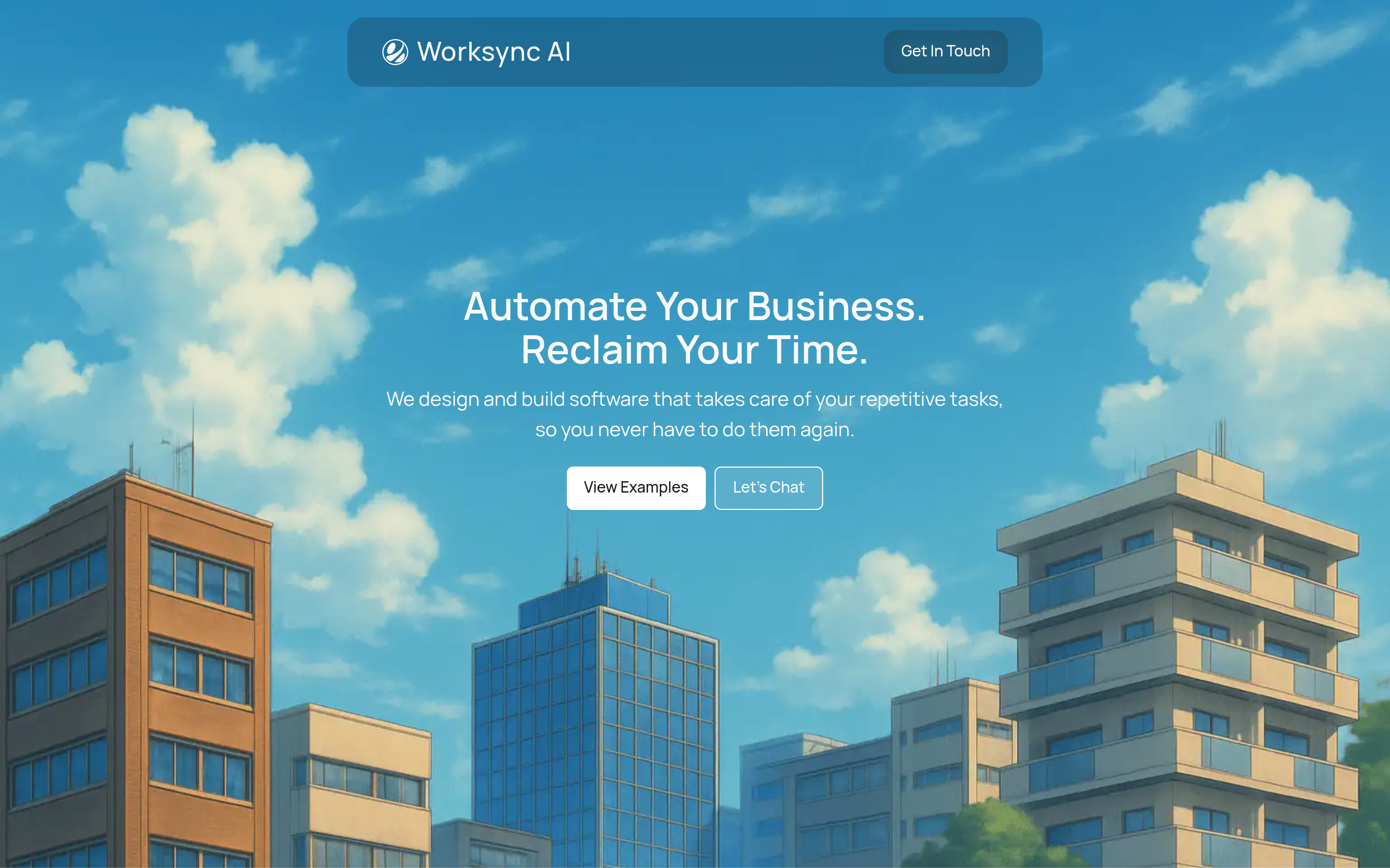 Worksync AI官网截图