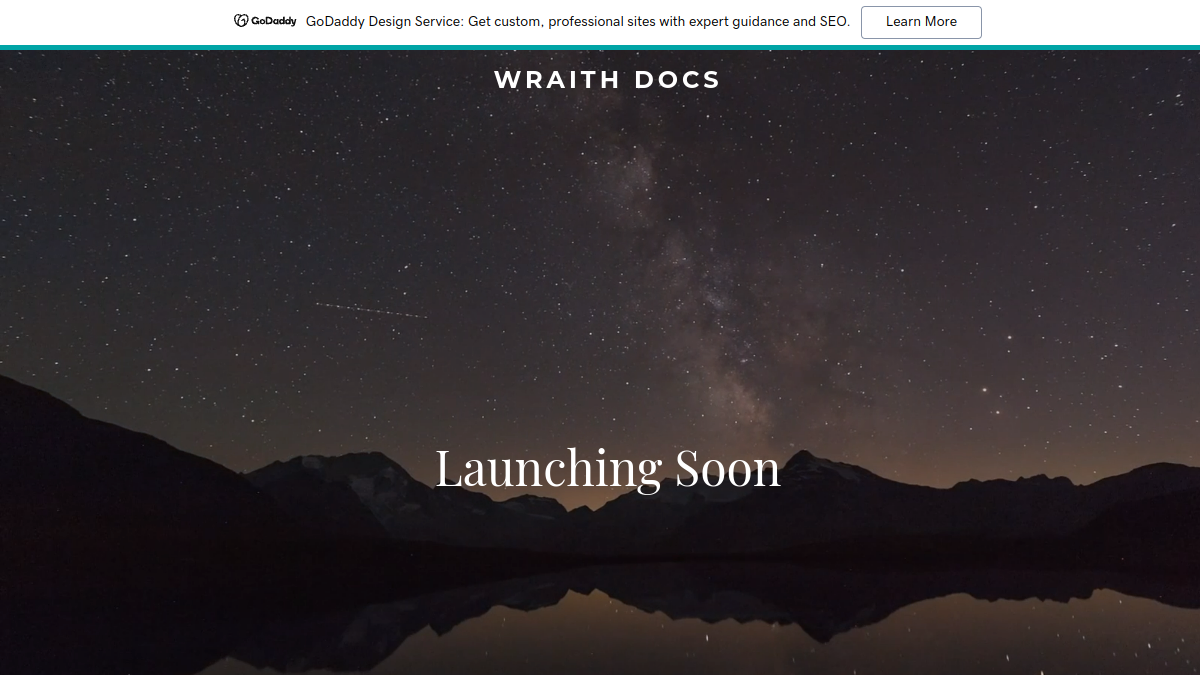 Wraith Docs官网截图