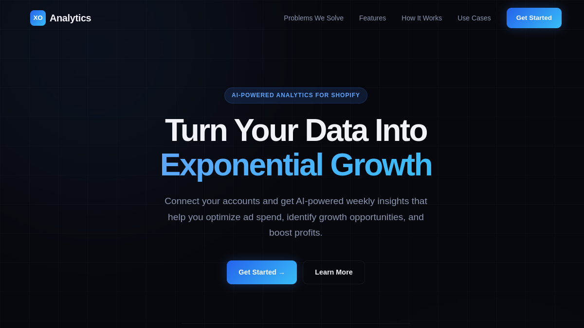 XO Analytics官网截图