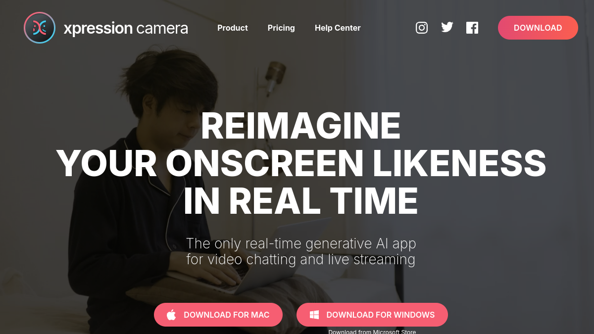 Xpression Camera官网截图