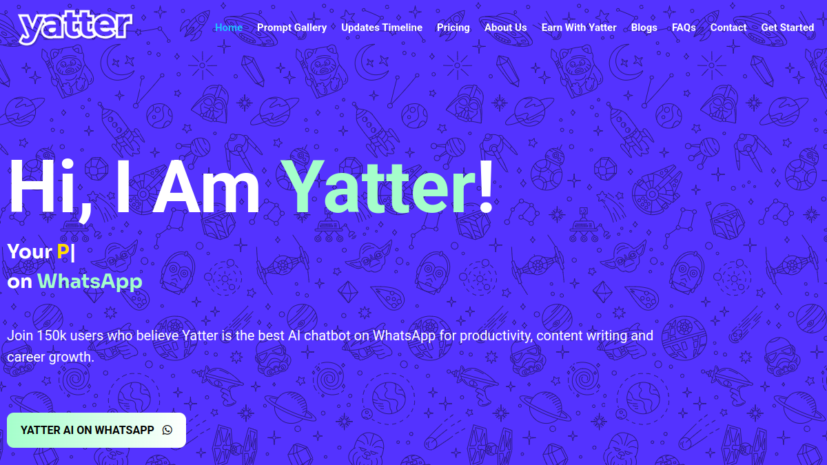 Yatter AI官网截图