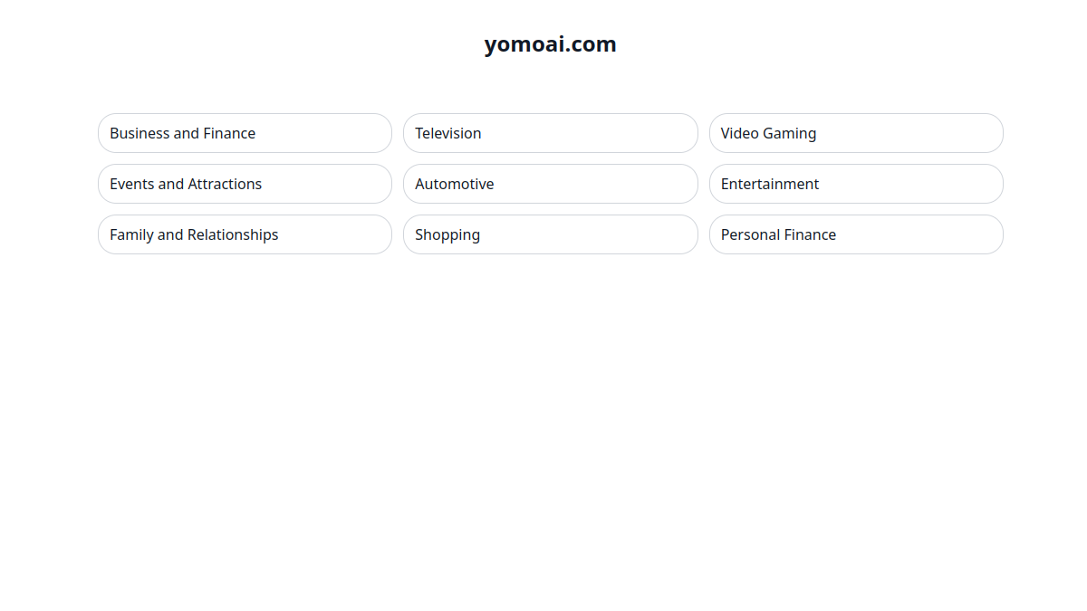 YOMO官网截图