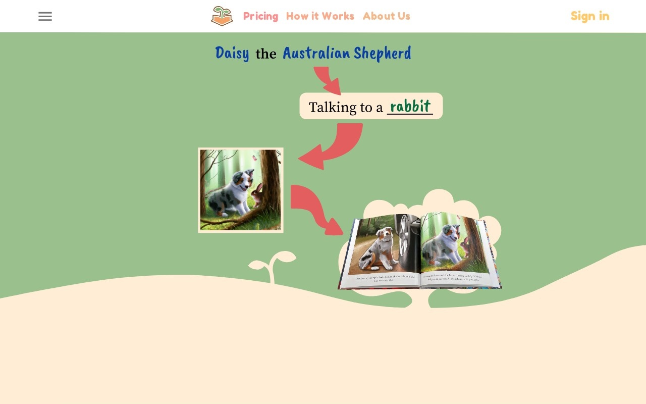 Your Own Story Book官网截图
