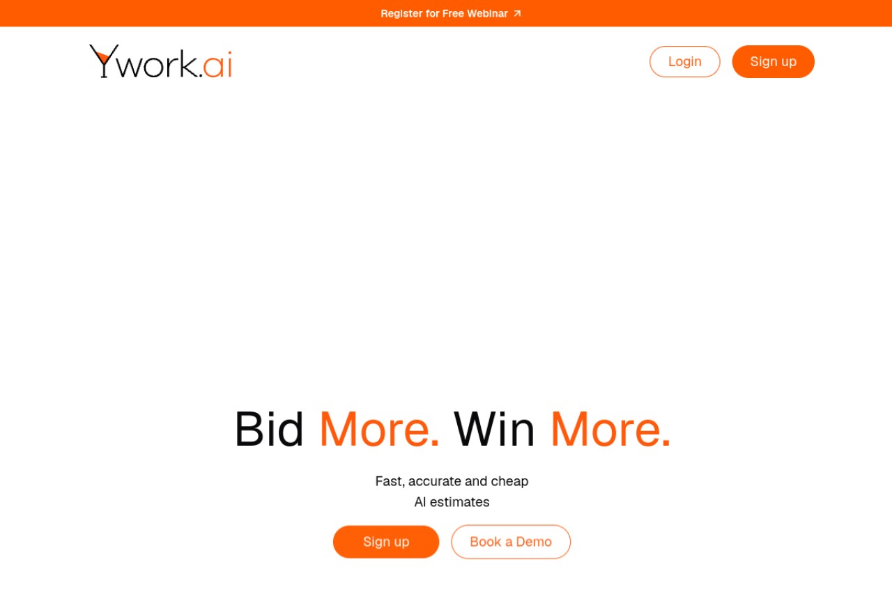 Ywork.ai官网截图