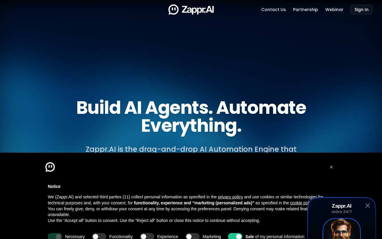 Zappr.AI官网截图