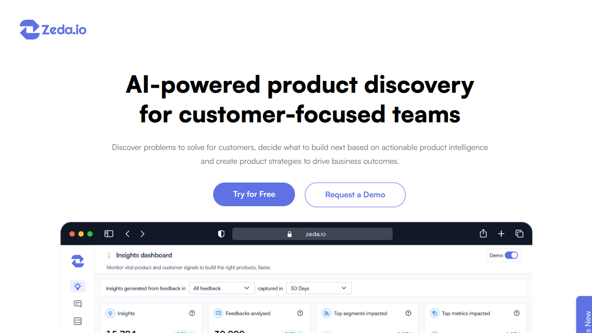 Zeda.io 2.0官网截图