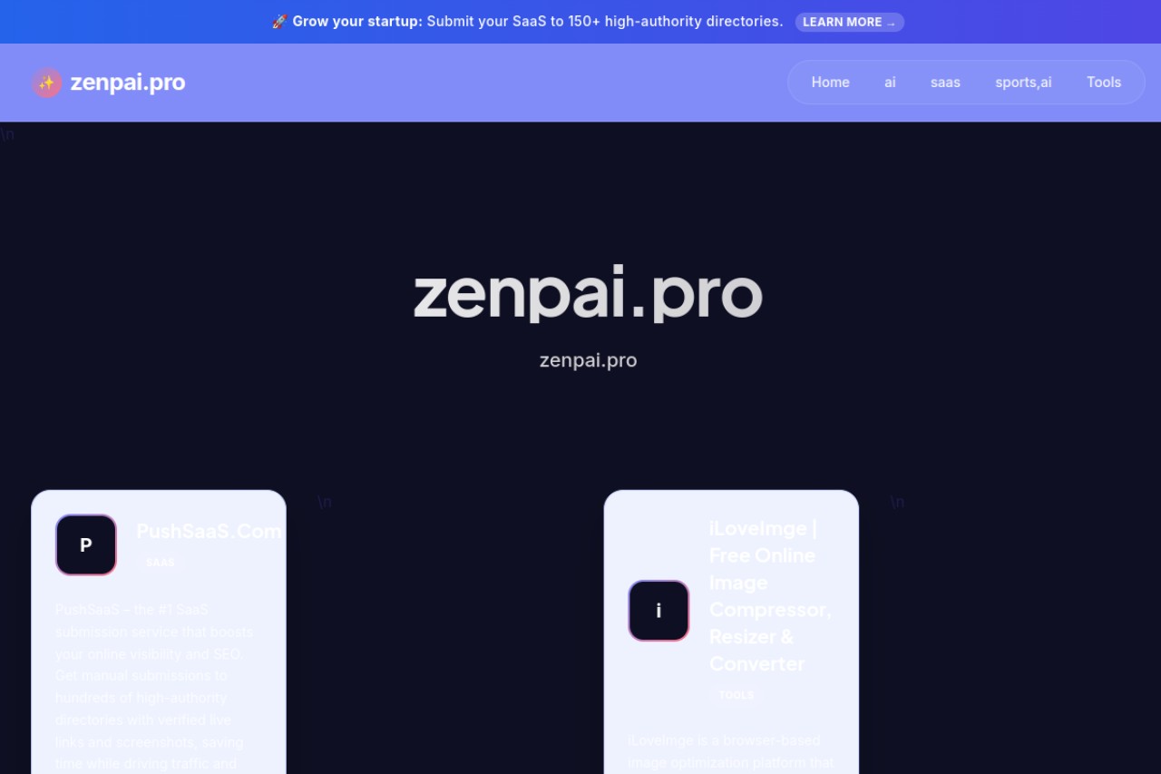Zenpai Assistant官网截图