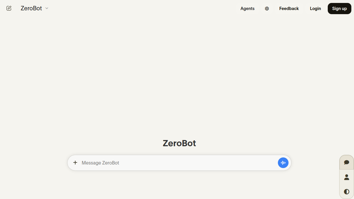 ZeroBot官网截图