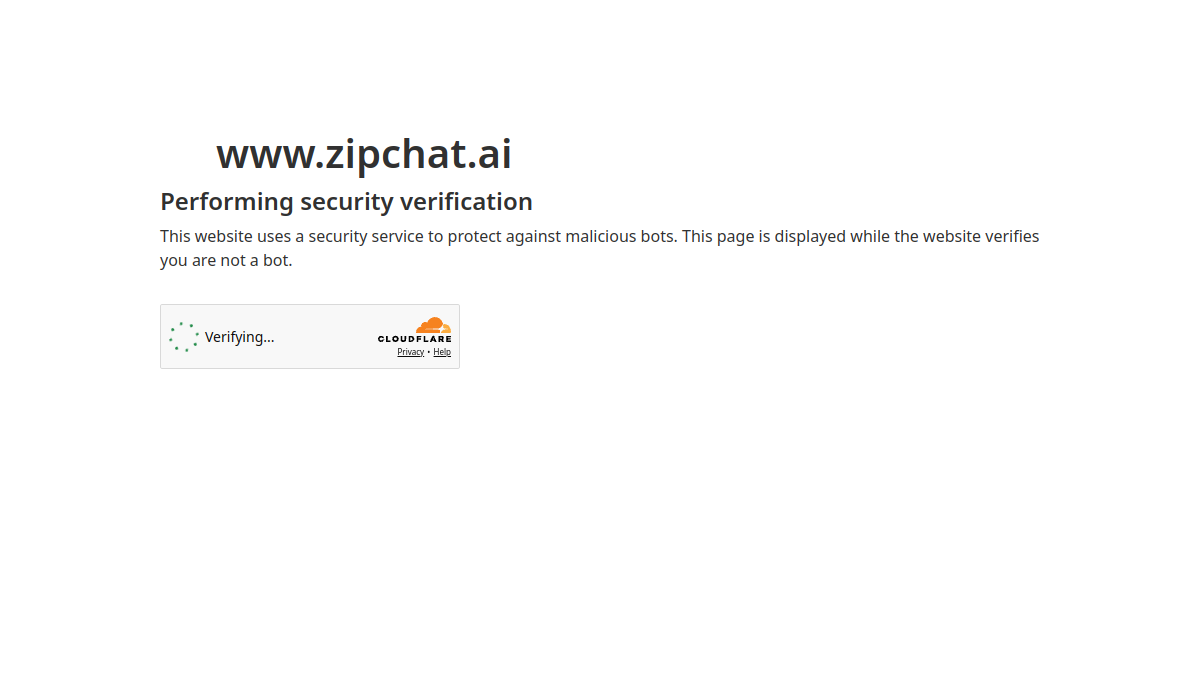 ZipChat AI官网截图