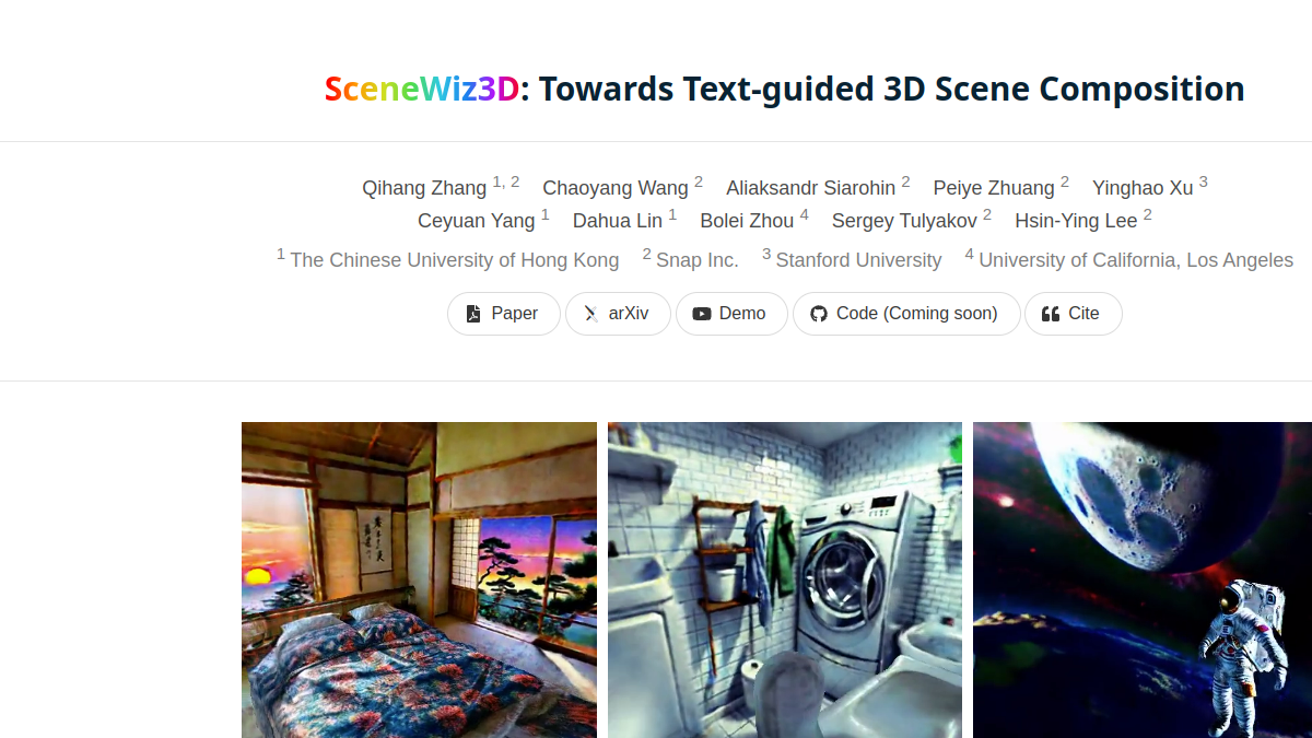 SceneWiz3D官网截图