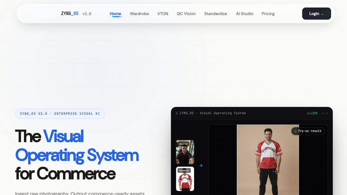 Zyng ai官网截图